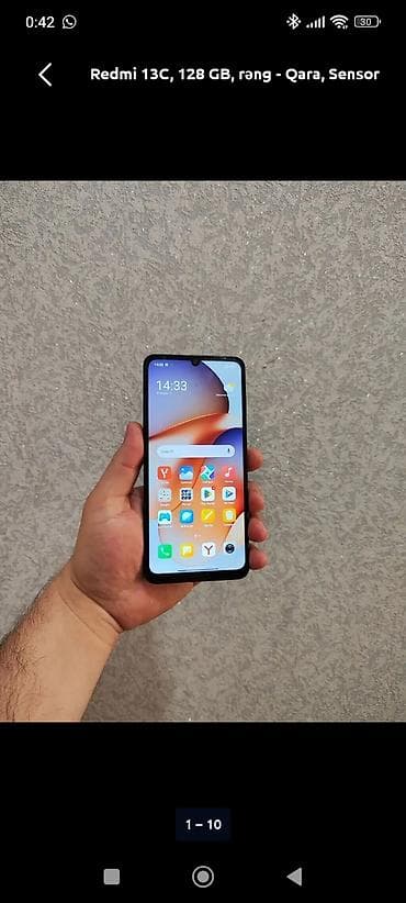 iphone 11 irsad telecom: Redmi 13C, 256 GB, rəng - Qara, Sensor — 3