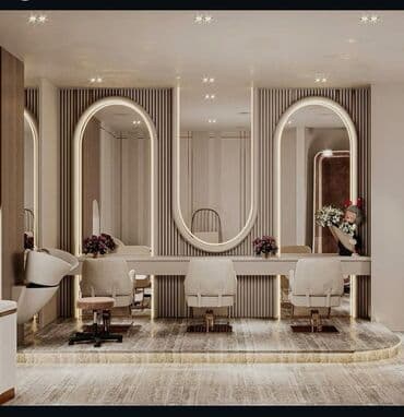 qatlanan güzgü: Yeni, Saş kəsimi üçün masa, Güzgülü — 1