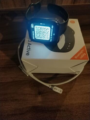 zoom kamera: İşlənmiş, Smart saat, Xiaomi, Sensor ekran, rəng - Qara — 4