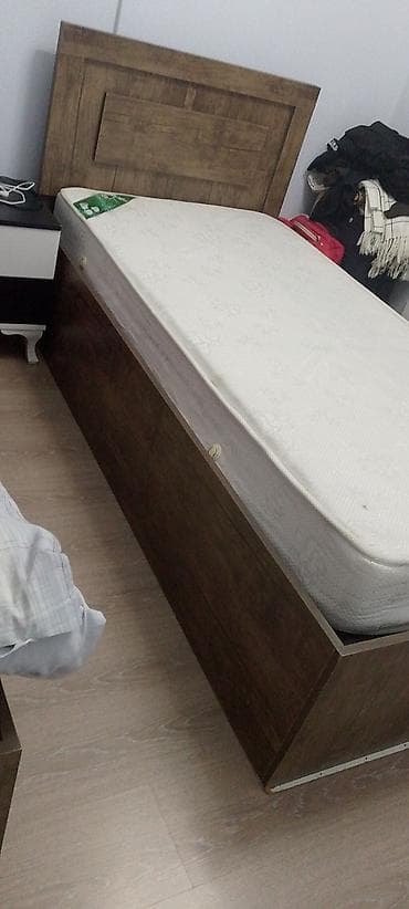 Təknəfərlik çarpayı, Bazalı, Matras ilə, Siyirməli — 3