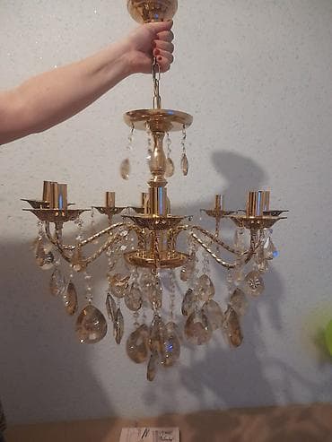 lustura: Çılçıraq, 5 lampa, Metal — 2