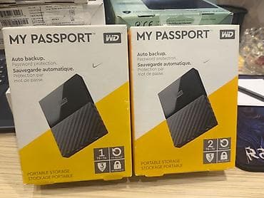 Жёсткие диски, переносные винчестеры для ПК: Внешний Жёсткие диски, переносные винчестеры для ПК Western Digital (WD), 1 ТБ — 1