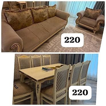 makeup masası: Stol 8 stul açılan 220 AZN və divan 2 kreslo açılmır 220 AZN . Ünvan — 1