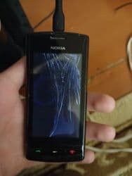 запчасти на телефон флай изи 3: Nokia 500, 4 ГБ, цвет - Черный, Сенсорный — 1