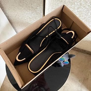 ayaqlar: Baletkalar, Ölçü: 37, rəng - Qara, Yeni — 1