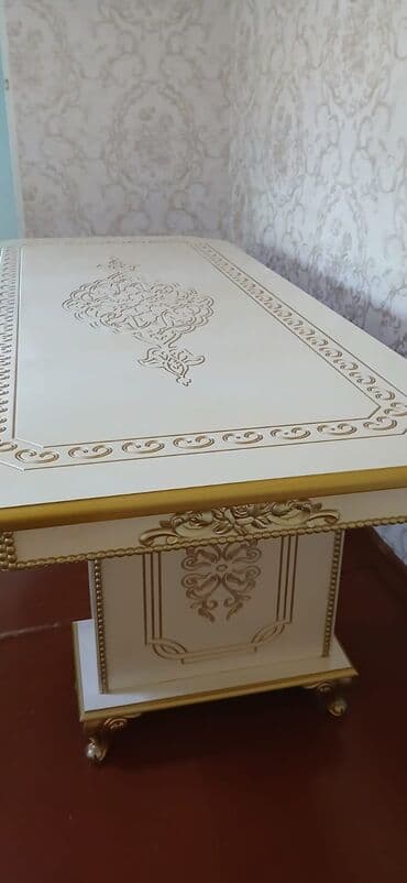 stol stul ikinci el: Qonaq otağı üçün, İşlənmiş, 6 stul — 1