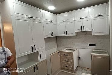 Mətbəx mebelləri 150 manatdan başlayaraq sifarisle yigilir pirxojiler