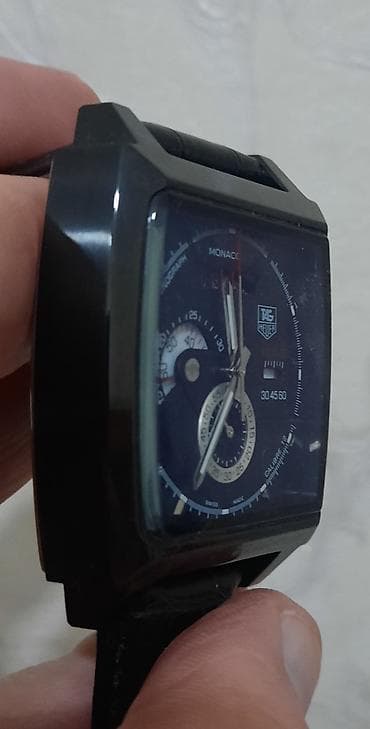 saat 925: Yeni, Qol saatı, Tag Heuer, rəng - Qara — 9