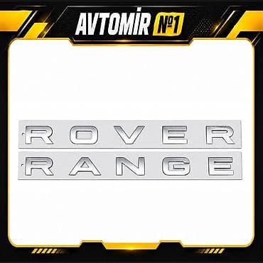 Aksesuarlar və tüninq: Range Rover ROVER + RANGE Yazı Emblemi – 75 sm Range Rover — 1
