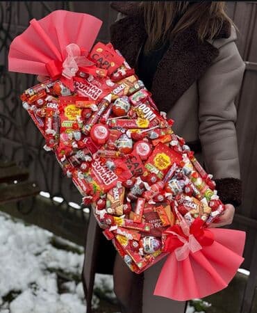 Quruducular: Uşaq və bayram hədiyyələri üçün şirniyyat buketləri və qutuları — 6