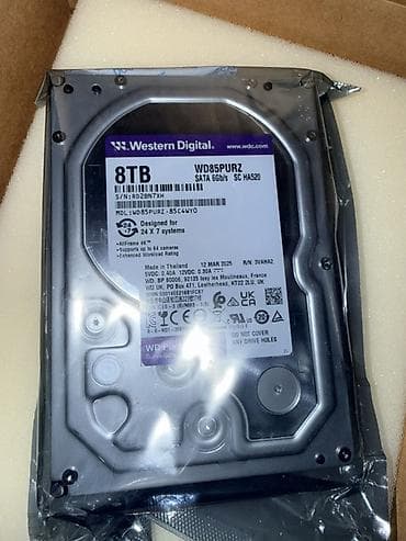 attack shark x3: Daxili Sərt disk (HDD) Western Digital (WD), 8 TB, 3.5", Yeni — 1