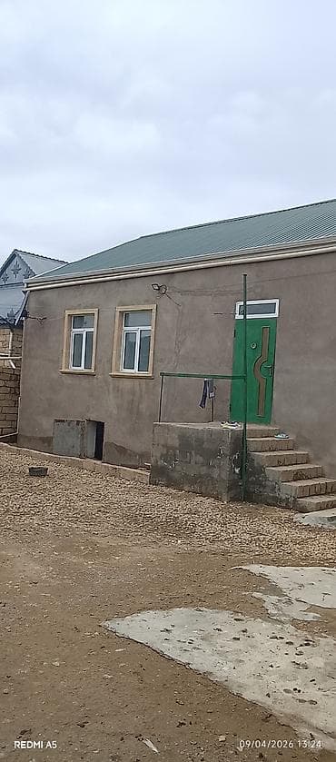 binə savxoz ev: 1 mərtəbəli fərdi yaşayış evi - Ümumi plan: həyəti olan, pilləkənlə — 2