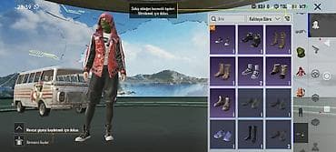 papaqlar: PUBG Mobile hesabı – zəngin kosmetik kolleksiya ilə Xüsusiyyətlər: - — 8