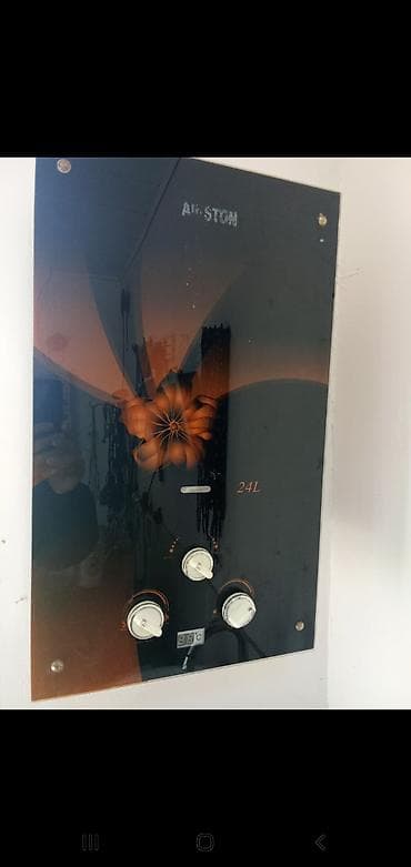 Qazla işləyən su qızdırıcısı – 24L - Tutum: 24 litr - Ön panel: şüşə