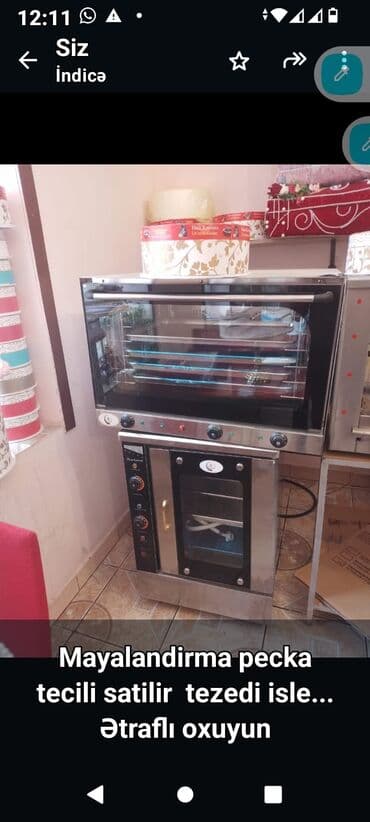 Mayalandirma pecka tecili satilir tezedi islenmiyibler qiymeti 1600