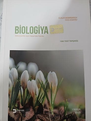 Məhsul: Biologiya üzrə abituriyent hazırlığı üçün test və tapşırıq — 2