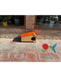 домик для кошек: Taxta pişik evi – “Burada yerim rahatdır” yazılı - Material — 15