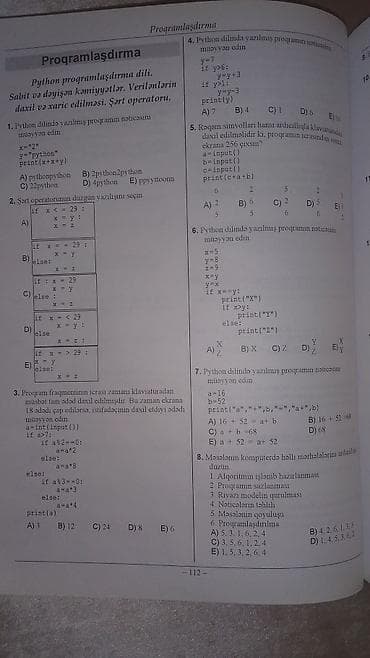 İnformatika 11-ci sinif, Ünvandan götürmə — 3