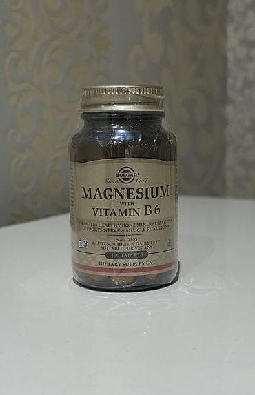 is kurtkasi: 🇺🇸 ABŞ istehsalı – Solgar Magnesium with Vitamin B6 💊 Solgar 1947-ci — 2