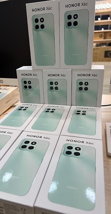 Honor X6c, 128 GB, rəng - Ağ, Zəmanət, Kredit, Düyməli