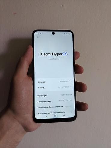 Redmi Note 11, 128 GB, rəng - Göy, Barmaq izi, İki sim kartlı, Face ID lalafo.az -da Redmi Note 11, 128 GB, rəng - Göy, Barmaq izi, İki sim kartlı, Face ID