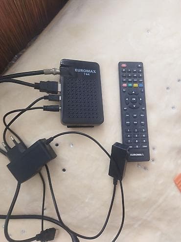 EUROMAX T44 rəqəmsal TV tuner dəsti Xüsusiyyətlər: - Model: EUROMAX lalafo.az -da EUROMAX T44 rəqəmsal TV tuner dəsti Xüsusiyyətlər: - Model: EUROMAX