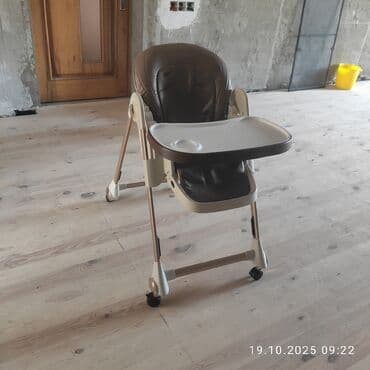 сколько стоит поп ит в баку: Uşaq yemək stulu - Rəng: bej/qəhvəyi tonlarda, dəriyə bənzər yumşaq — 5