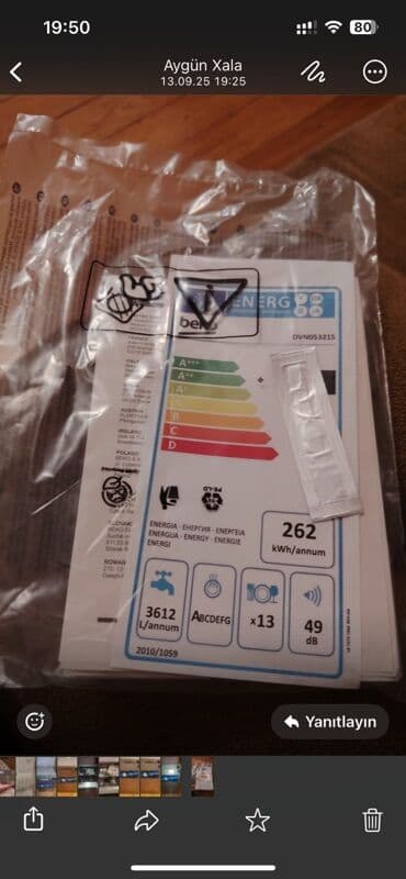 mətbəx qaz: Beko qabyuyan maşın – Gümüş rəng - Quick&Shine proqramı: cəmi 58 — 5