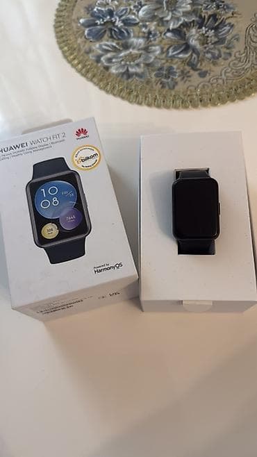 Smart saat, Huawei, Sensor ekran, rəng - Qara