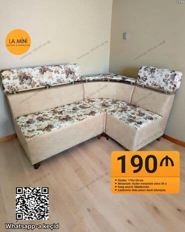 lokbatanda kreditle evler 2022: Künc divan, Açılan, Bazasız, Parça, Şəhərdaxili pulsuz çatdırılma — 1