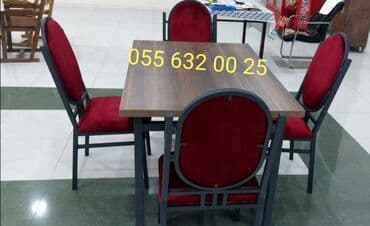 стул обеденный: Stullar ilə, Kvadrat masa, Digər adam sayı, Azərbaycan, Zəmanətli, Kredit yoxdur, Ödənişli quraşdırma — 14