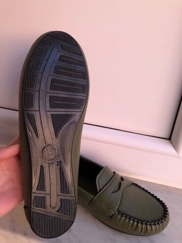 mavi mokasinlər: Ölçü: 39, rəng - Yaşıl, Yeni — 3