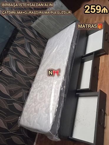 matras yeni: Satılır:*Birbaşa istehsalçıdan ÇƏKMƏCƏLİ çarpayı* — 1