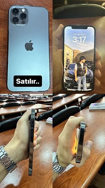 sub dinamik: IPhone 12 Pro, 128 GB, Qara, Face ID — 6