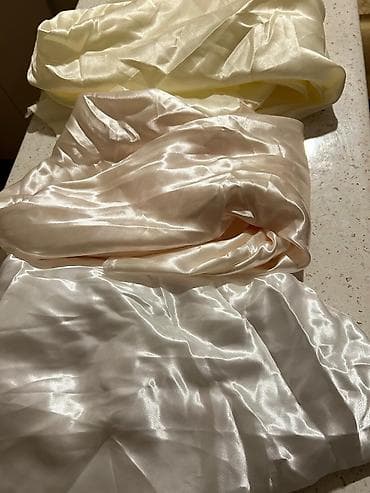 ucuz perde tül: Məhsul: Parça dəsti – məxmər və atlas/saten Təsvir: - Rəng çeşidi — 3