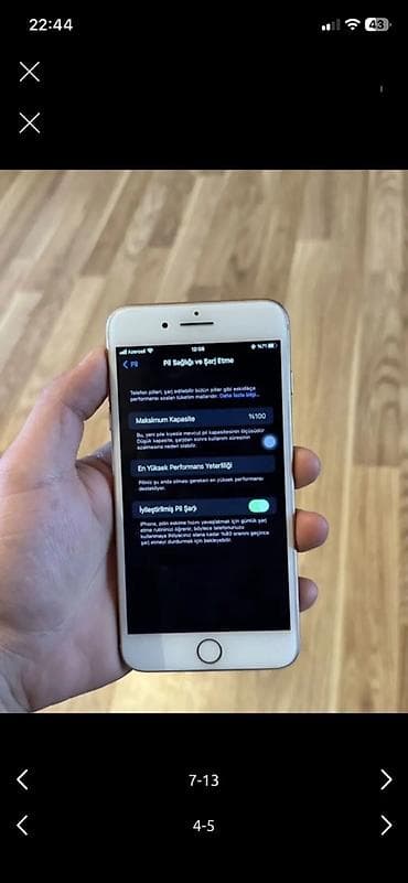 daxili kredit iphone: IPhone 8 Plus, 128 GB, Ağ, Zəmanət, Barmaq izi — 9