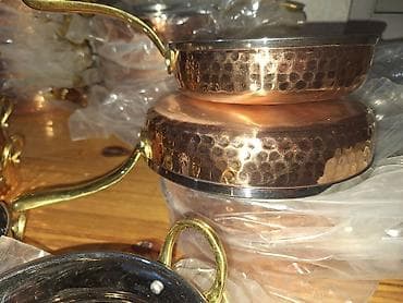 şaxta baba oyuncaq: Tava, rəng - Qızılı — 1