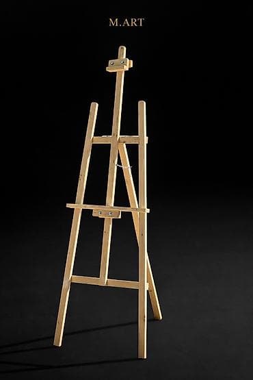 Ağac rəsm molberti - Material: təbii ağac (möhkəm, hamar səth