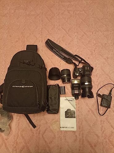 Olympus E-500 DSLR fotoaparat dəsti Komplekt: - Olympus E-500 korpus — 1