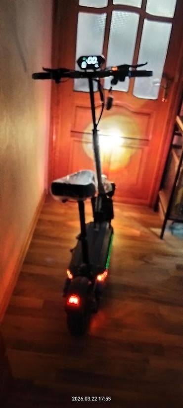 скутер электрический: Elektrik skuter – oturacaqlı, güclü işıqlanma və böyük displeyli — 4