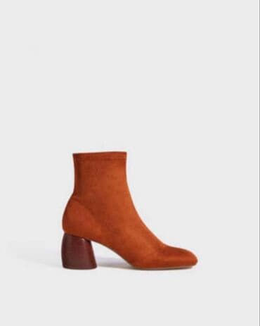 qiz ucun botlar: Bershka, Ölçü: 36, rəng - Qəhvəyi, Yeni — 1