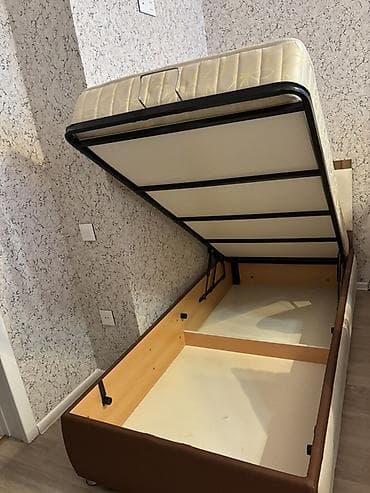 ortopedik doşək: Təknəfərlik çarpayı, Bazalı, Matras ilə, Siyirməsiz — 4