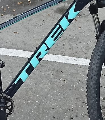 gitara kabel: Trek Marlin 6 seriyalı dağ velosipedi - Gavalı-mavi rəngli alüminium — 1