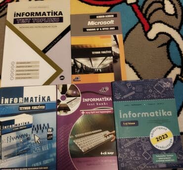 Testlər: İnformatika test toplusu 9 AZN Hədəf Microsoft addım-addım 4 AZN