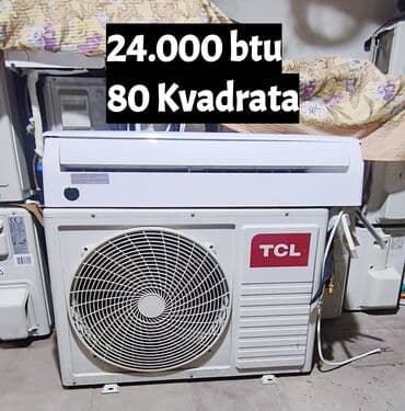Фото и видеокамеры: Кондиционер TCL, Б/у, 70-80 м², Сплит-система, Нет кредита, Платная установка — 1