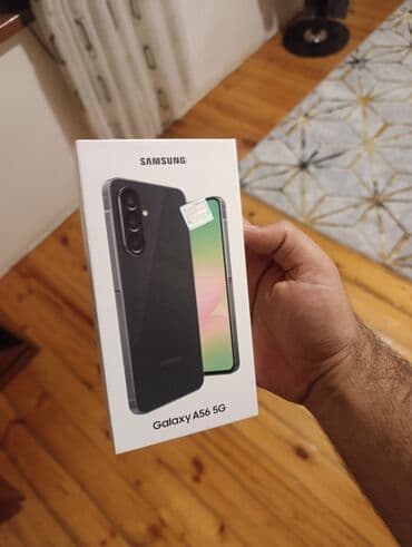 samsung a56 qiymeti irşad: Samsung Galaxy A56, 256 GB, rəng - Qara, Face ID, Sensor, Barmaq izi — 4