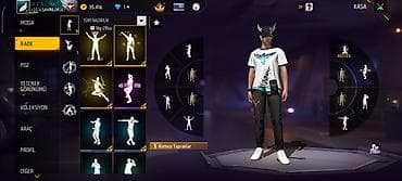 bagi şalvar: Free Fire hesabı – təcrübəli və zəngin kolleksiyalı - Səviyyə: 47 - — 3