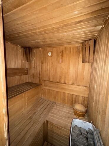 Sauna Xazır sauna 2.10 meter x 1.8 meter Otaq + soba Fin soba — 8
