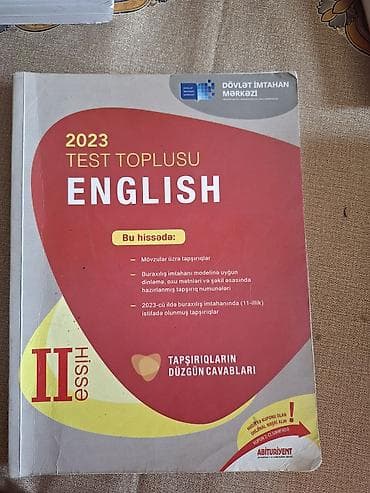Məhsul: DİM “Test Toplusu” kitabları paketi Daxildir: - English 2025