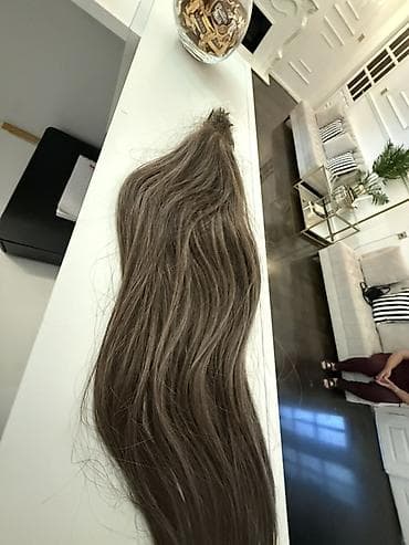 Təbii insan saçı – uzun dəstə - Material: 100% təbii insan saçı - — 5